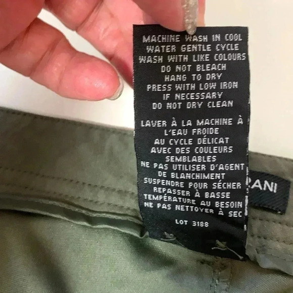 Mario Serrani Italy NWOT  Dark Green Skort w Soft Shorts, Front Zipper Size XXL - Picture 4 of 6